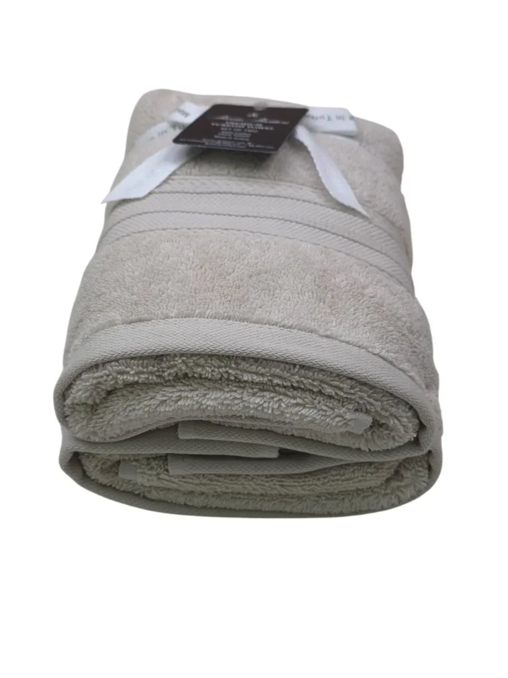 Brooks Brothers Premium Turkish Hand Towels 2 Pack 100% Cotton Made In Turkey